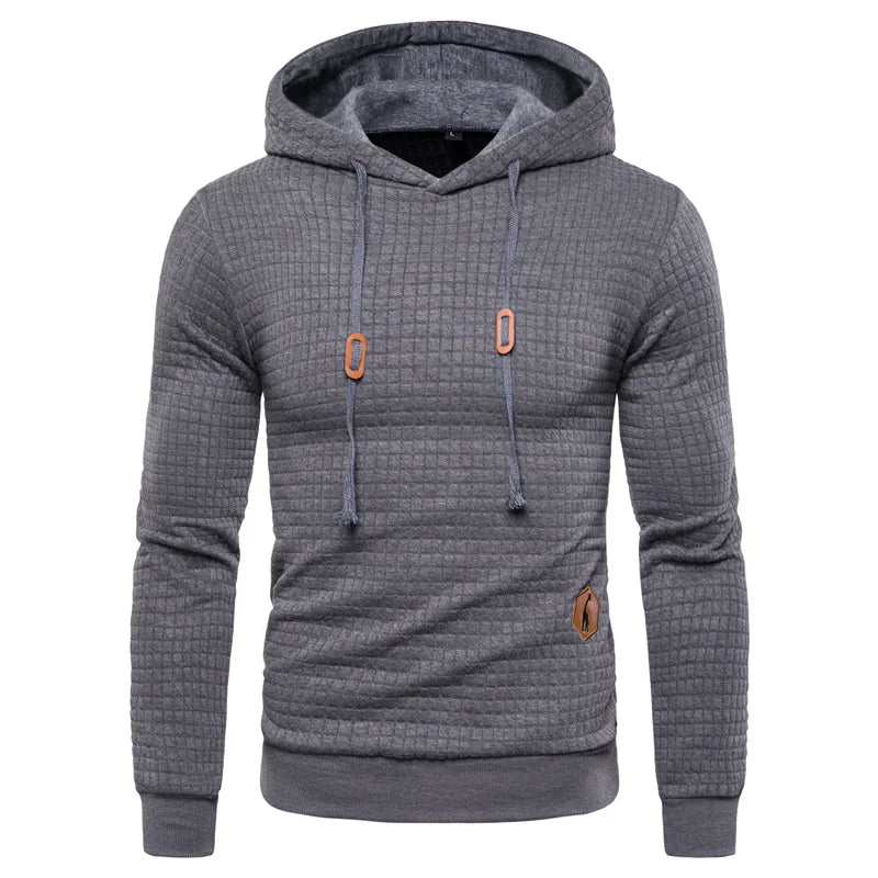 Mocarra | Herren Chunky Rib Hoodie mit verstellbarer Kapuze