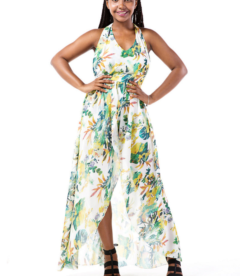 HANNIE - Tunic Sleeveless Bohemian Playsuit