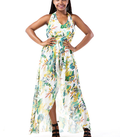 HANNIE - Tunic Sleeveless Bohemian Playsuit