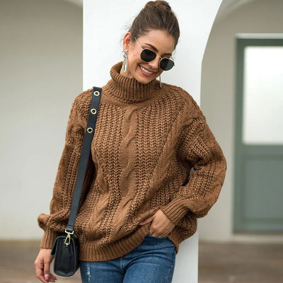 Hana | Langarm-rollkragenpullover für damen
