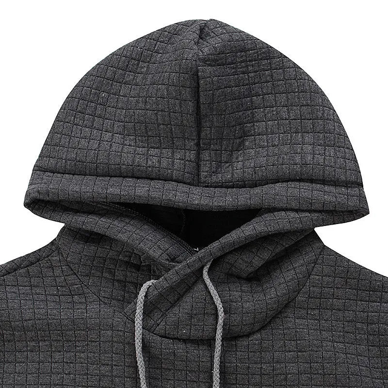 Mocarra | Herren Chunky Rib Hoodie mit verstellbarer Kapuze