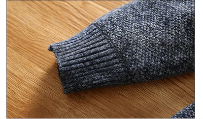Mocarra | Grob gestrickter Pullover mit Reißverschluss
