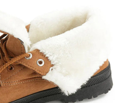 Mocarra | Rutschfeste Stiefel mit Fleecefutter und Schnürsenkeln
