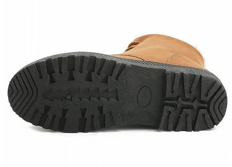 Mocarra | Rutschfeste Stiefel mit Fleecefutter und Schnürsenkeln