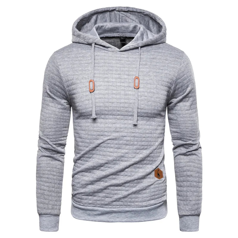 Mocarra | Herren Chunky Rib Hoodie mit verstellbarer Kapuze