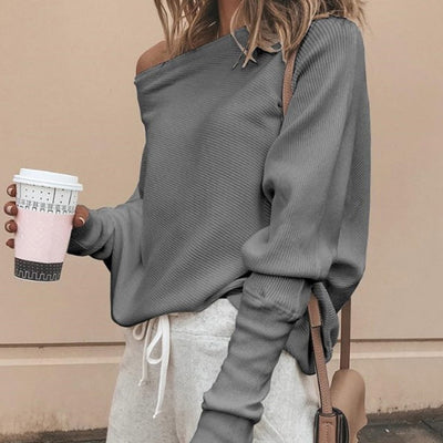 Sexy schulterfreier Pullover - Hebe