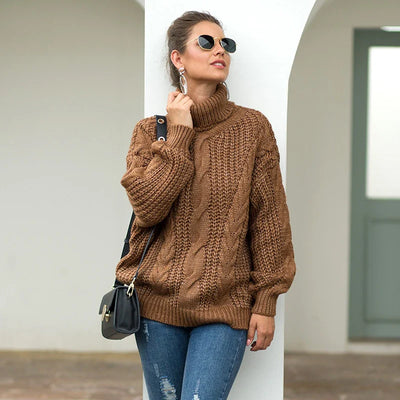 Hana | Langarm-rollkragenpullover für damen