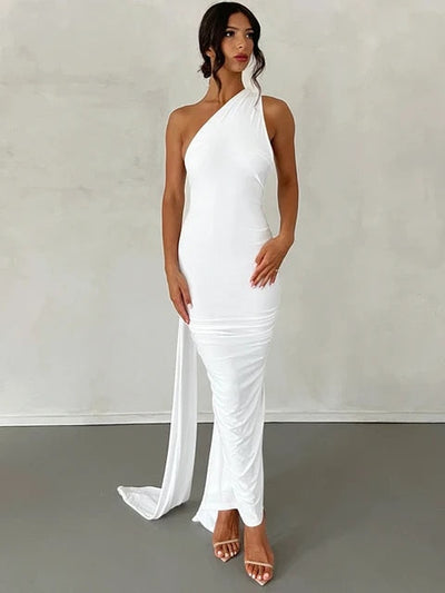 Mocarra | Rückenfreies Ringkleid mit Einer Schulter