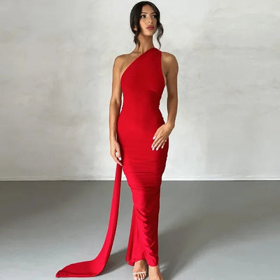 Mocarra | Rückenfreies Ringkleid mit Einer Schulter