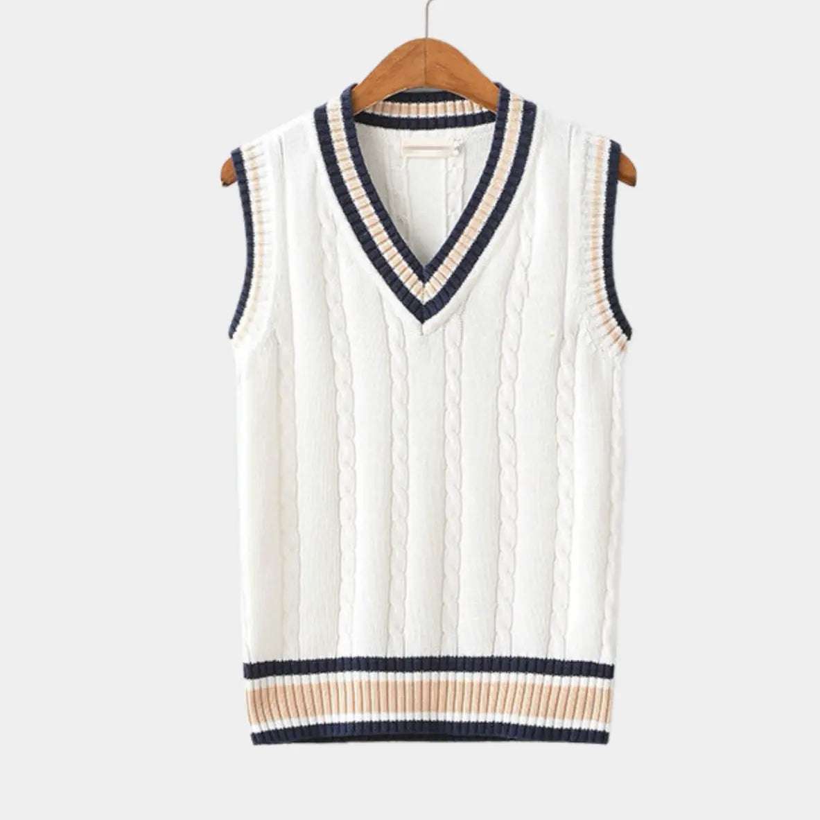 Aleister - Der Elegante Ärmellose Pullover Für Herren – Zeitloser V-Ausschnitt Für Herbst & Winter