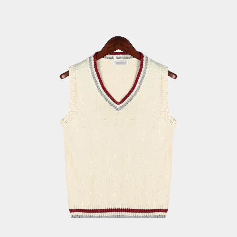 Aleister - Der Elegante Ärmellose Pullover Für Herren – Zeitloser V-Ausschnitt Für Herbst & Winter