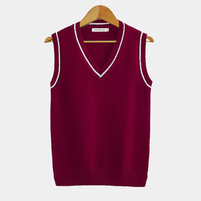 Aleister - Der Elegante Ärmellose Pullover Für Herren – Zeitloser V-Ausschnitt Für Herbst & Winter