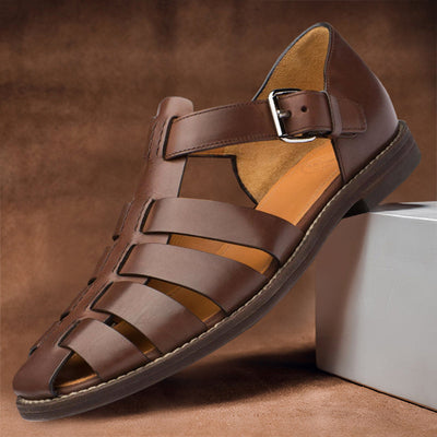 Azriel - Bequeme & elegante Sommersandalen aus Leder für Männer