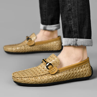 Mocarra | Leder Herren schuhe Slip on Mokassins Herren atmungsaktiv mode