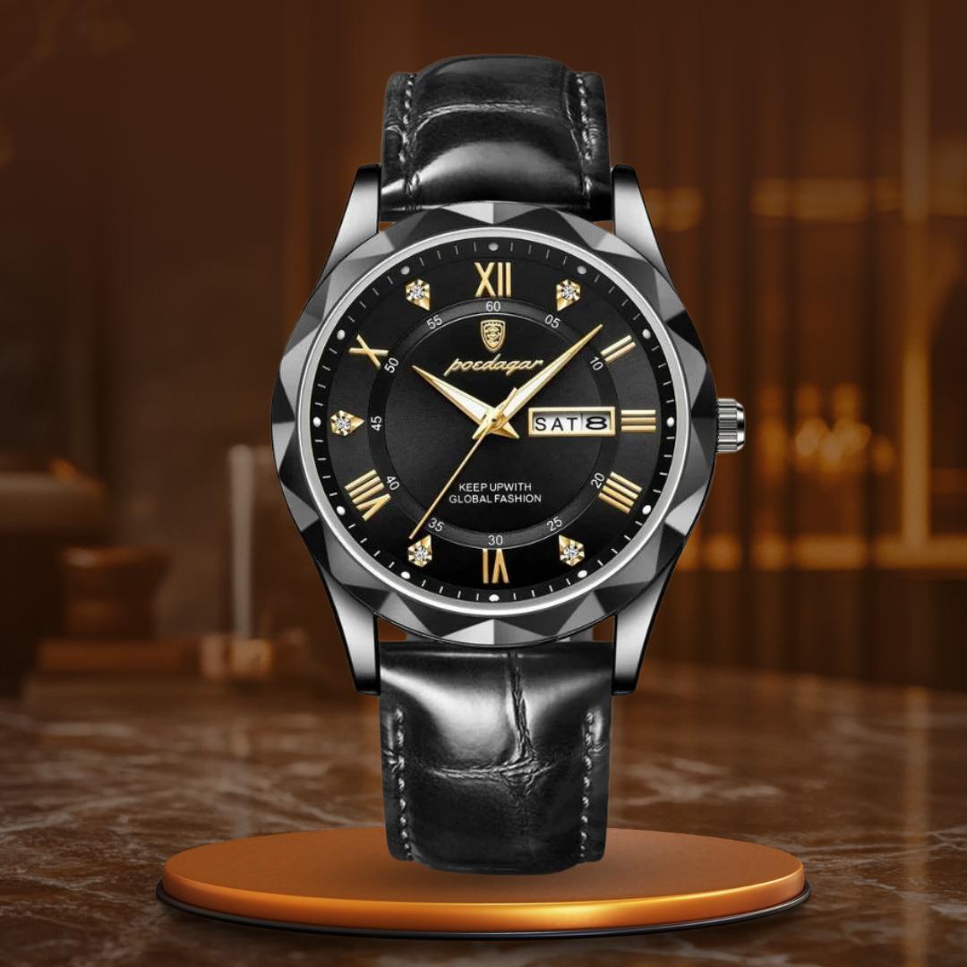 Windsor | Lederarmband-Quarzuhr