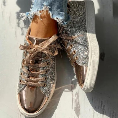 Modische Glitzer-Sneakers - Marien