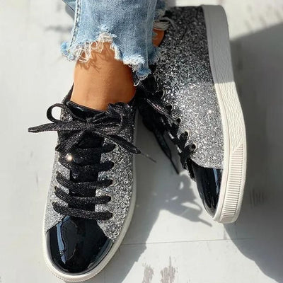 Modische Glitzer-Sneakers - Marien