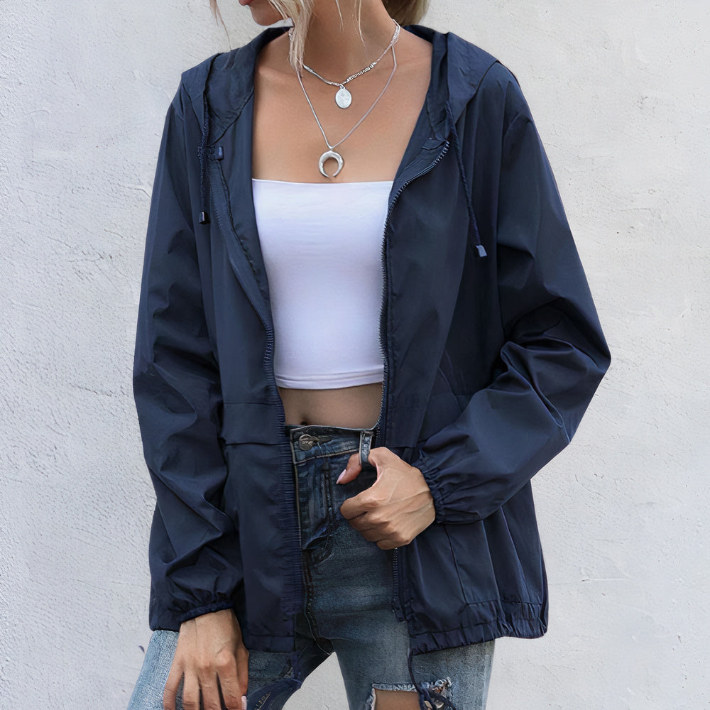 Patty - Winddichte Sommerjacke mit Kapuze