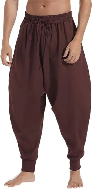 Mocarra | Atmungsaktive Aladdin-Hose für Männer aus Baumwolle