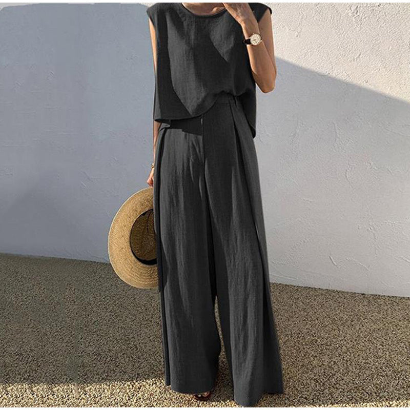 Misty - Elegantes Leinen-Sommer-Set