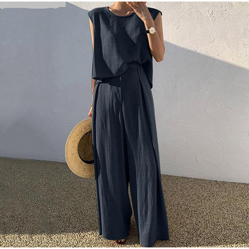 Misty - Elegantes Leinen-Sommer-Set