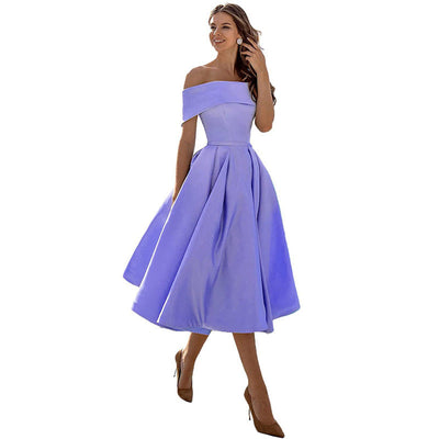 Elegantes Partykleid aus Satin - Abony