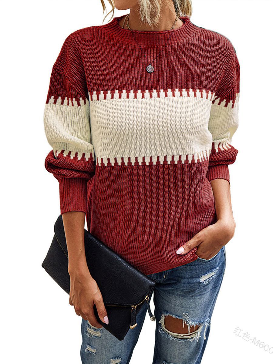 Damen GESTREIFTER PULLOVER | MODISCHER KOMFORT GARANTIERT