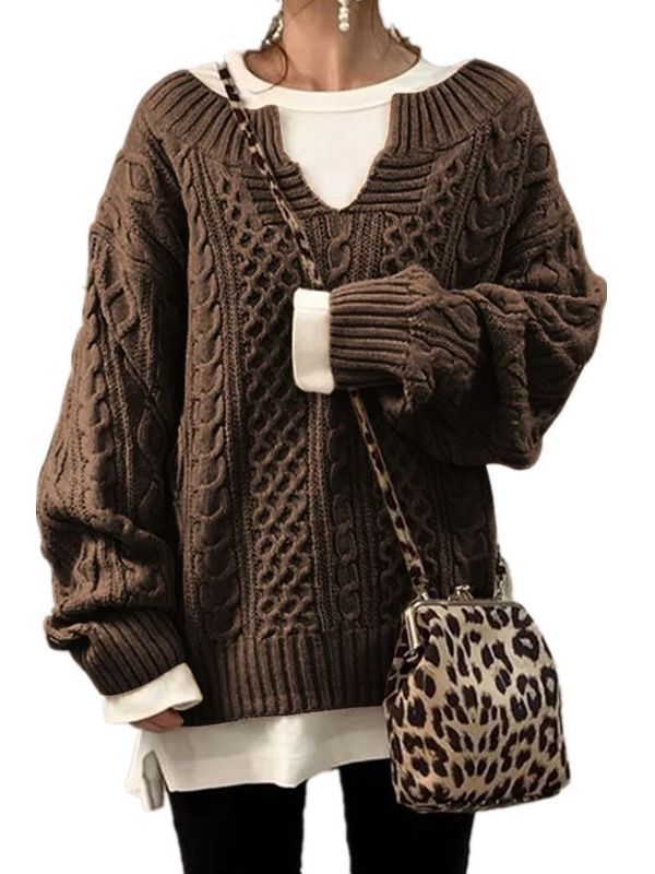 DAME CASUAL STRICKPULLOVER | BEQUEM, MODERN, VIELSEITIG