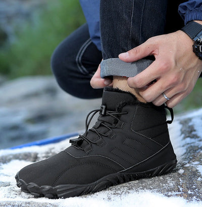 Mocarra | Wasser- und winddichte Outdoor-Barfußstiefel mit Kordelzugverschluss