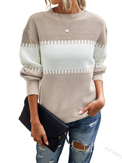 Damen GESTREIFTER PULLOVER | MODISCHER KOMFORT GARANTIERT
