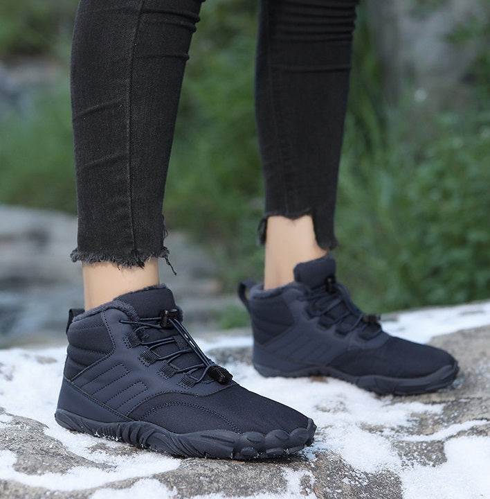 Mocarra | Wasser- und winddichte Outdoor-Barfußstiefel mit Kordelzugverschluss