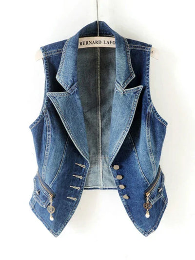 Faerah | Damen Denim-Weste