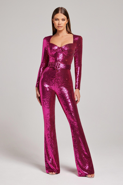 Marissa | Pailletten-overall für damen