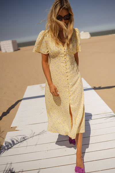 Diana™ | Das Geblümtes Sommer Midikleid