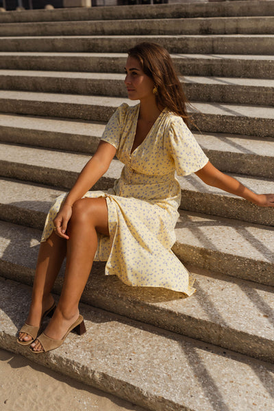 Diana™ | Das Geblümtes Sommer Midikleid