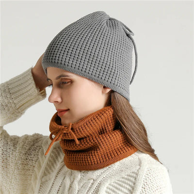 Nurul | Warmer Strick-Rundschal für Damen