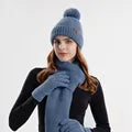 Aina | Set Damen Wintermütze Schal und Touchscreen-Handschuhe