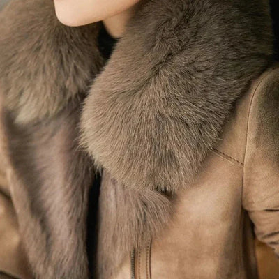 Noura | Stilvolle Wildlederjacke für Damen – Elegant und Zeitlos