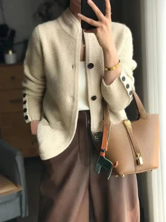 Maryann - Damenmantel aus reiner Kaschmirwolle