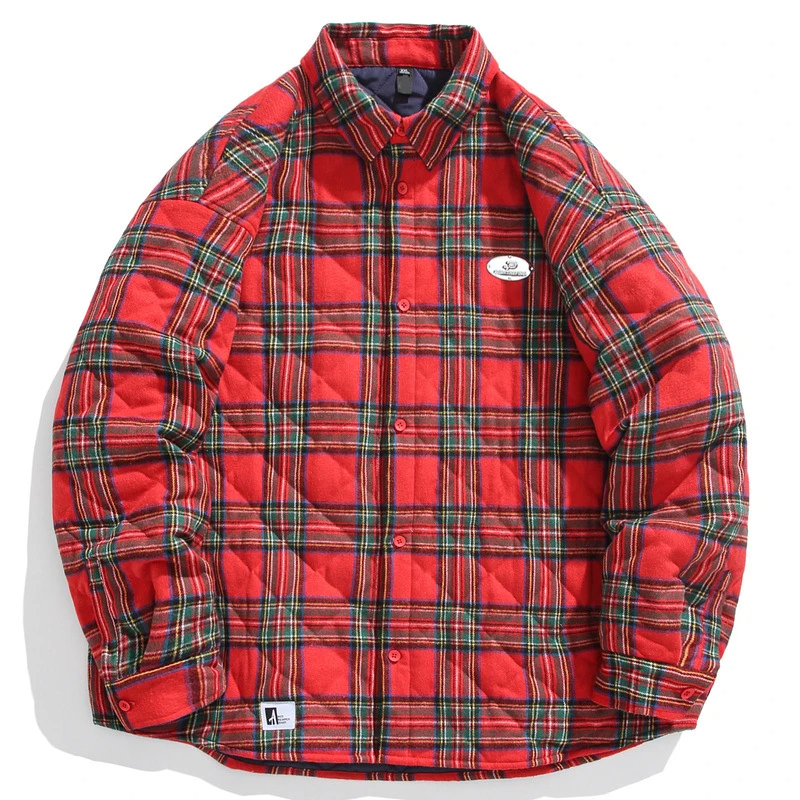 Mocarra | Vintage gesteppte Holzfällerjacke aus Baumwolle