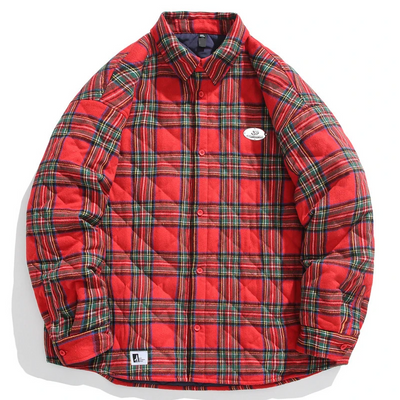 Mocarra | Vintage gesteppte Holzfällerjacke aus Baumwolle