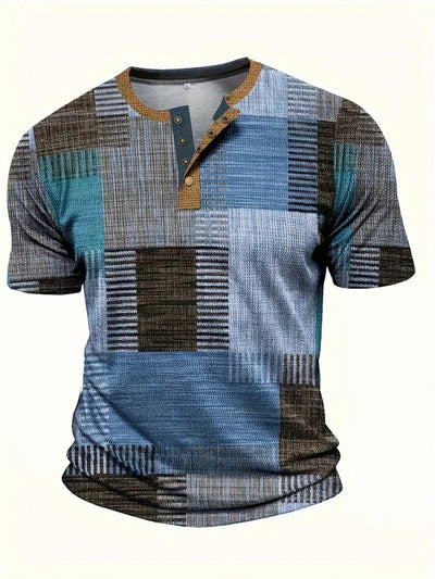 Felix – Stilvolles Hemd mit Patchwork-Print