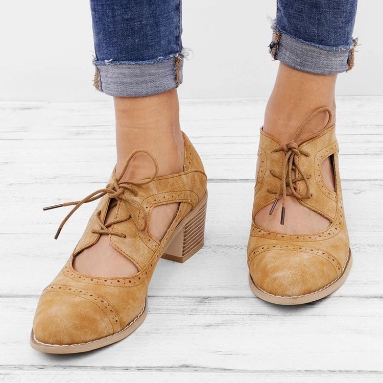 JUDY - Leder-Schuhe im Mittelalterstil