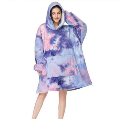 Layth | Flanell Warmer Kapuzenpullover Decke für Gemütliche Wintertage