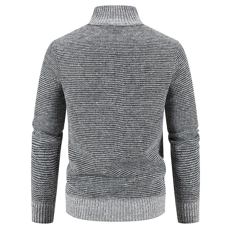 Mocarra | Gestrickte Fleece Jacke