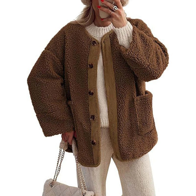 Isabella | Damen winterjacke gemütlich und dick mit langen Ärmeln