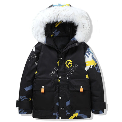 Rami | Herren Winterparka mit Fellkragen