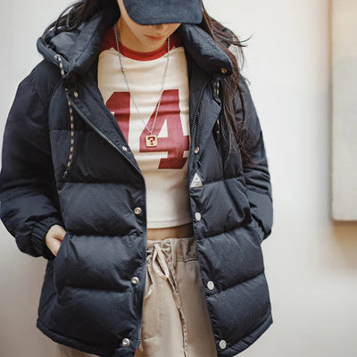 Mara | dicke damen-winterdaunenjacke mit enten- und gänsedaunen