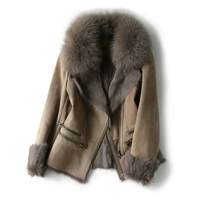 Noura | Stilvolle Wildlederjacke für Damen – Elegant und Zeitlos