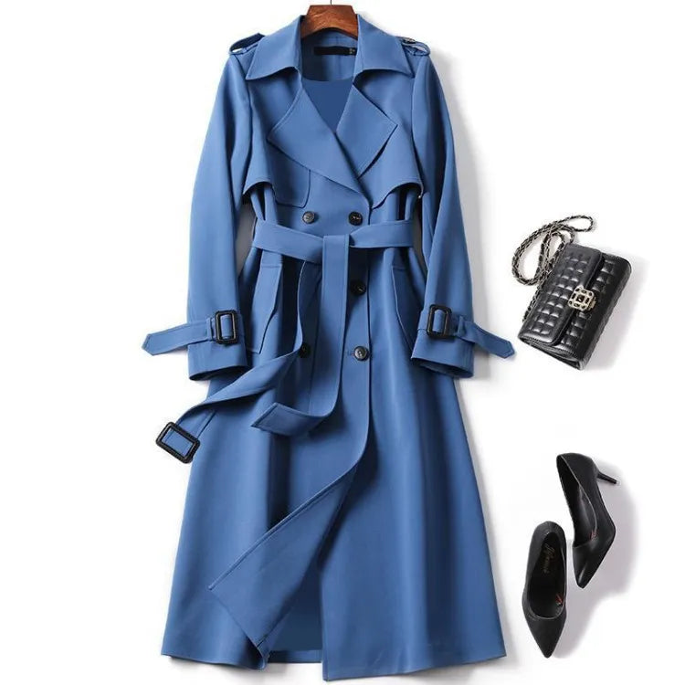 Mocarra | Langer eleganter Trenchcoat für Damen